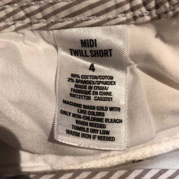Aeropostale MIDI Twill Short sz 4 - Picture 4 of 4